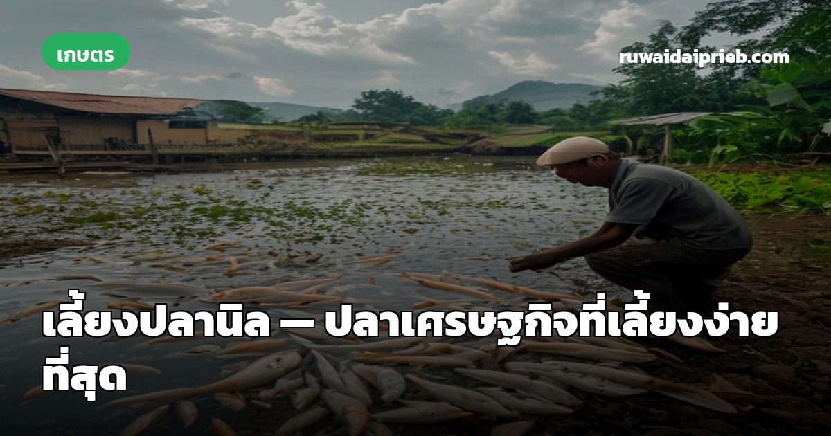 เลี้ยงปลานิล — ปลาเศรษฐกิจที่เลี้ยงง่ายที่สุด