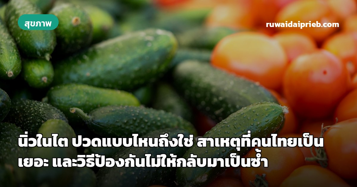 นิ่วในไต ปวดแบบไหนถึงใช่ สาเหตุที่คนไทยเป็นเยอะ และวิธีป้องกันไม่ให้กลับมาเป็นซ้ำ